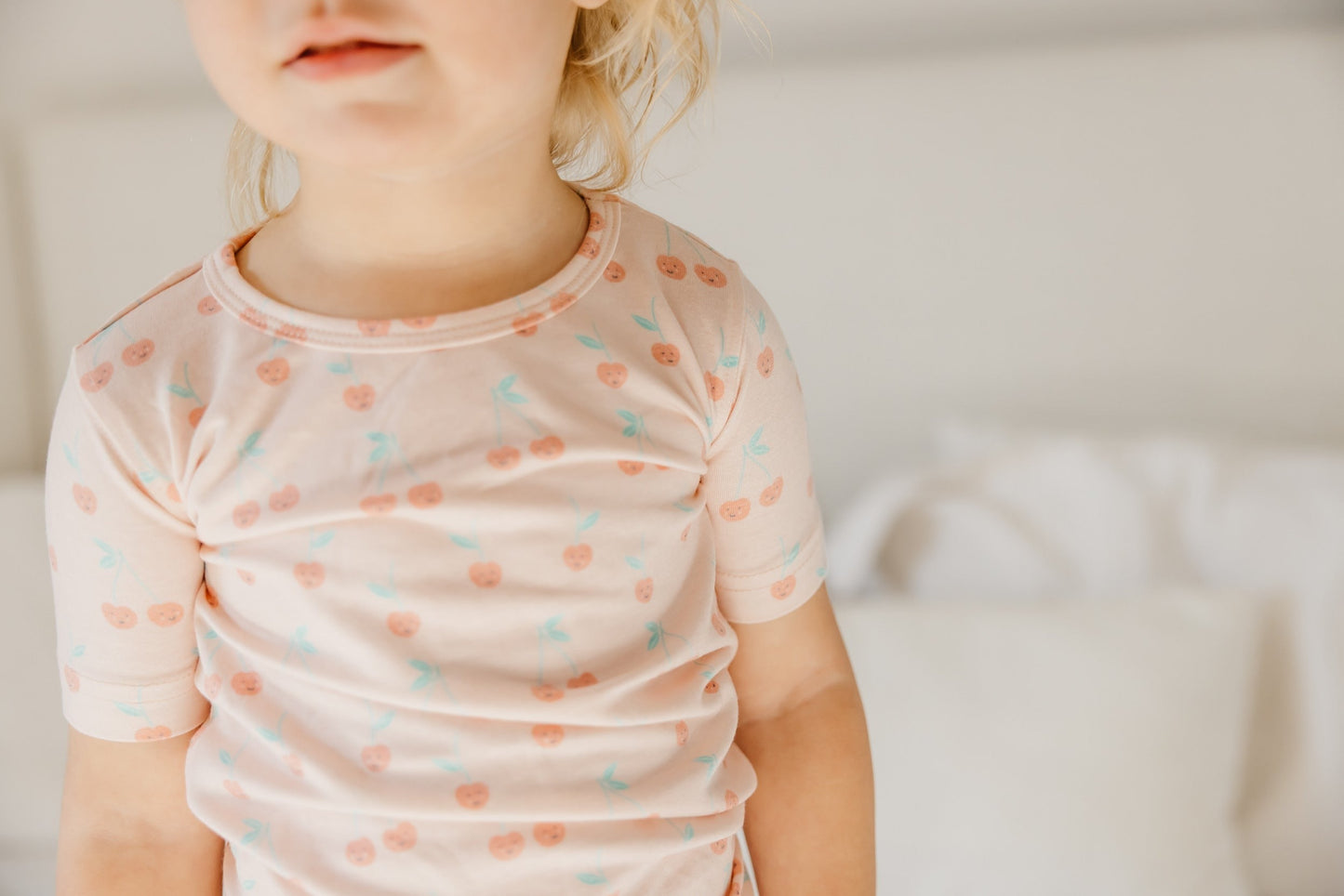 2pc Short Sleeve Pajama Set - Cheery