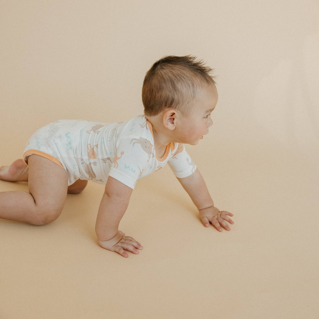 Short Sleeve Bodysuit - Tide