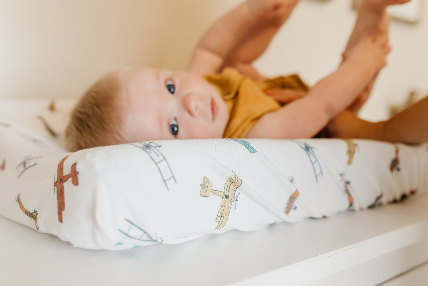 Premium Knit Diaper Changing Pad Cover - Ace