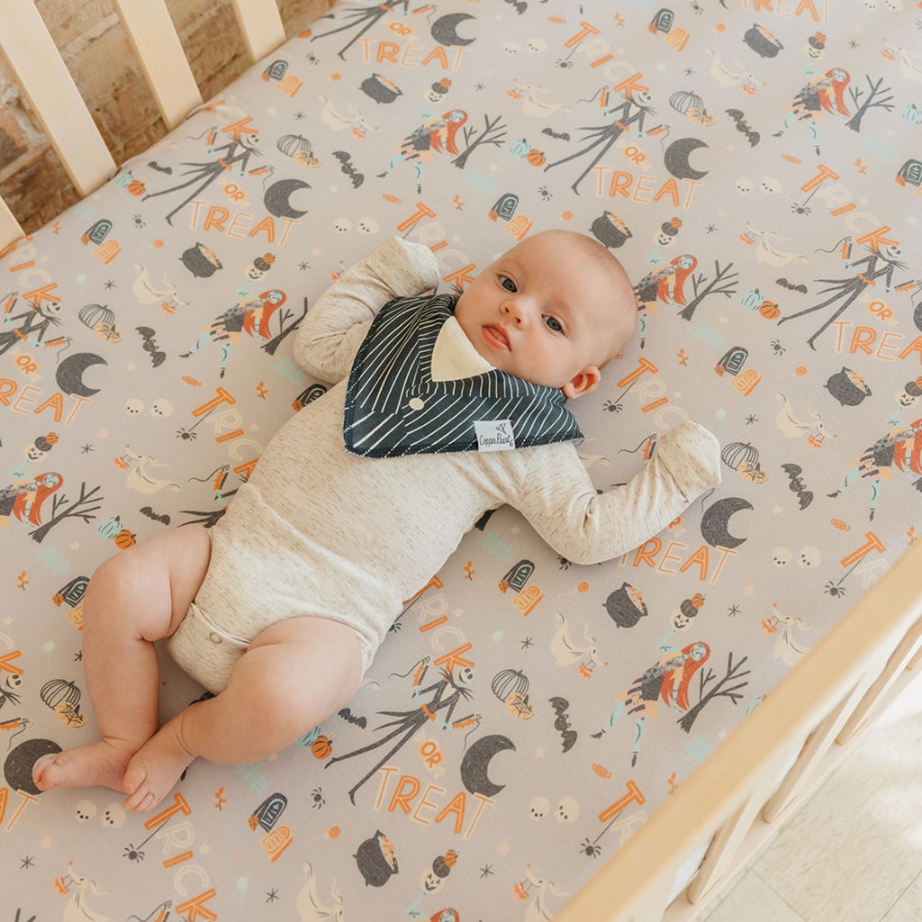 Premium Knit Fitted Crib Sheet - Nightmare Before Christmas