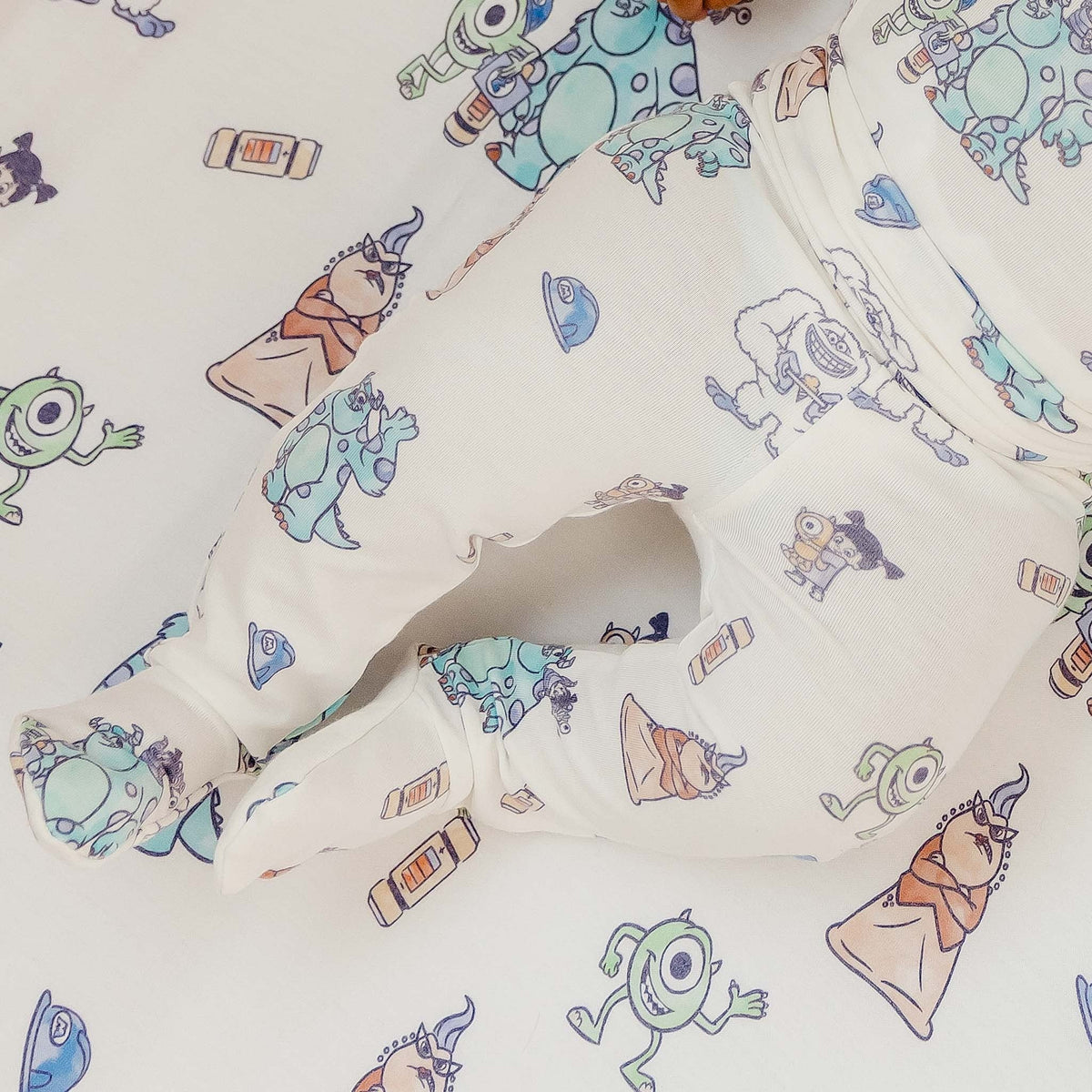 Footed Baby Pants - Monsters, Inc. Friends