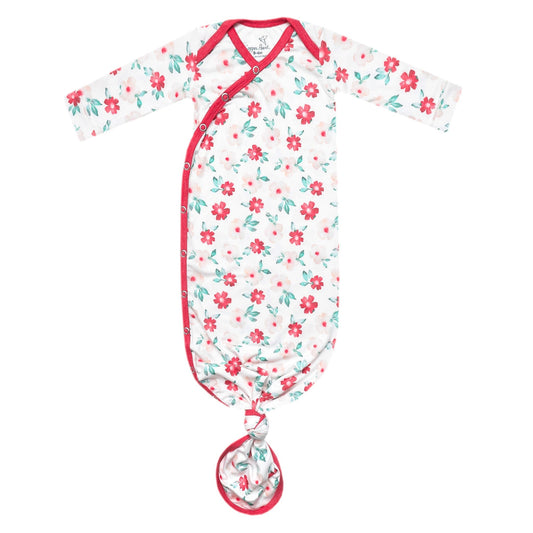 Newborn Knotted Gown - Noel