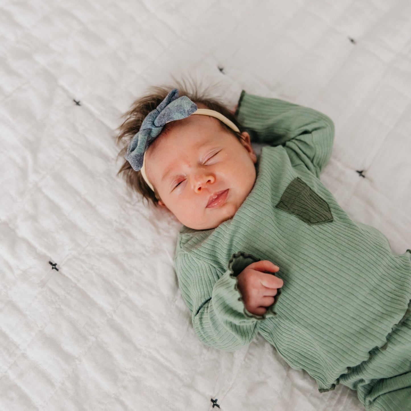 Classic Baby Bow - Hunter