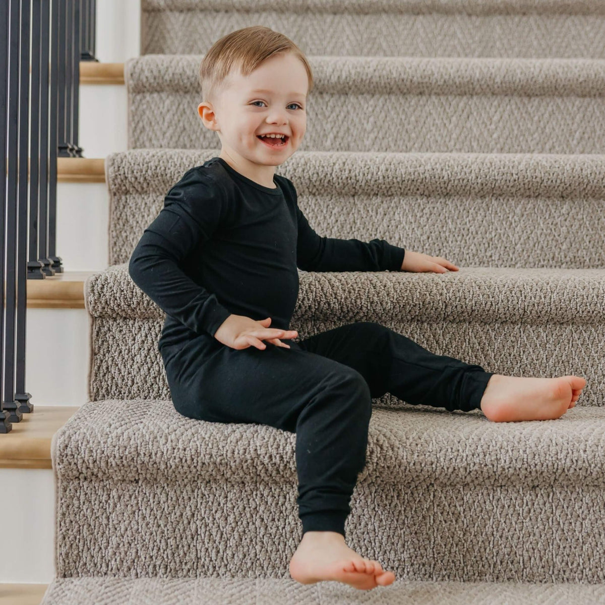 2pc Long Sleeve Pajama Set - Midnight