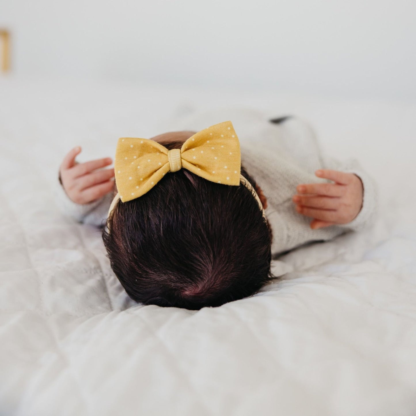 Bowtie Baby Bow - Marigold