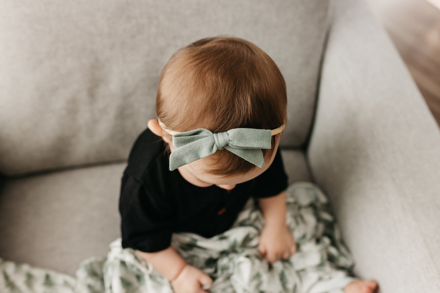 Ribbon Baby Bow - Briar