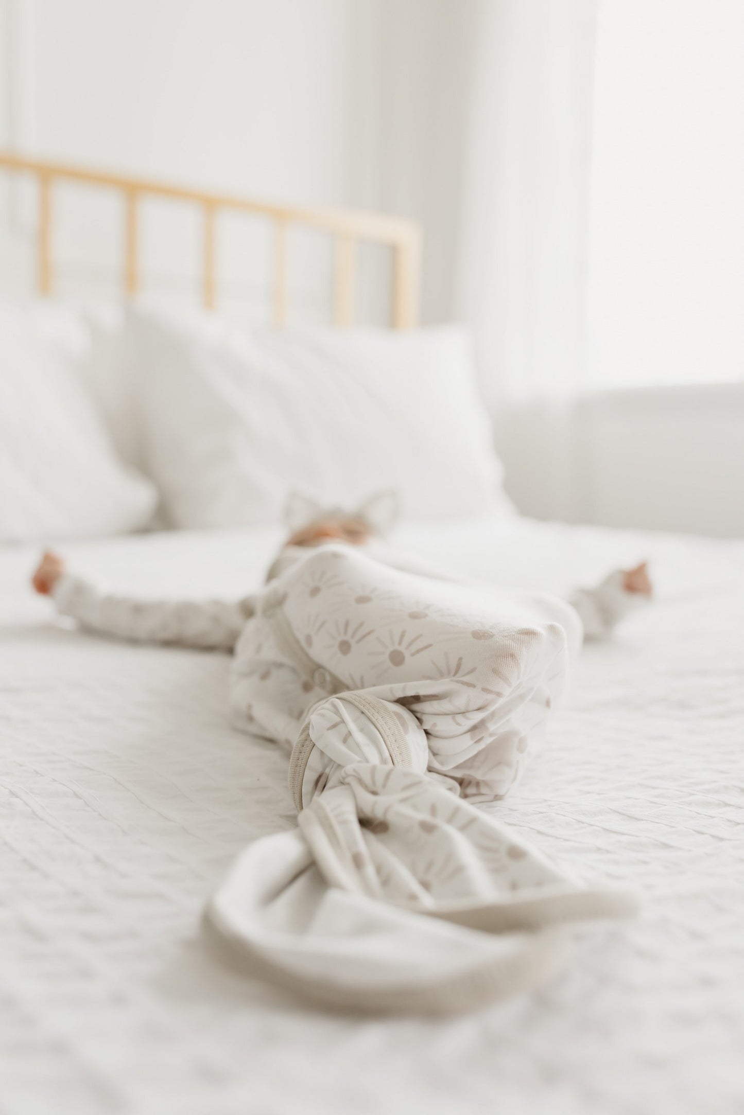 Newborn Knotted Gown - Shine