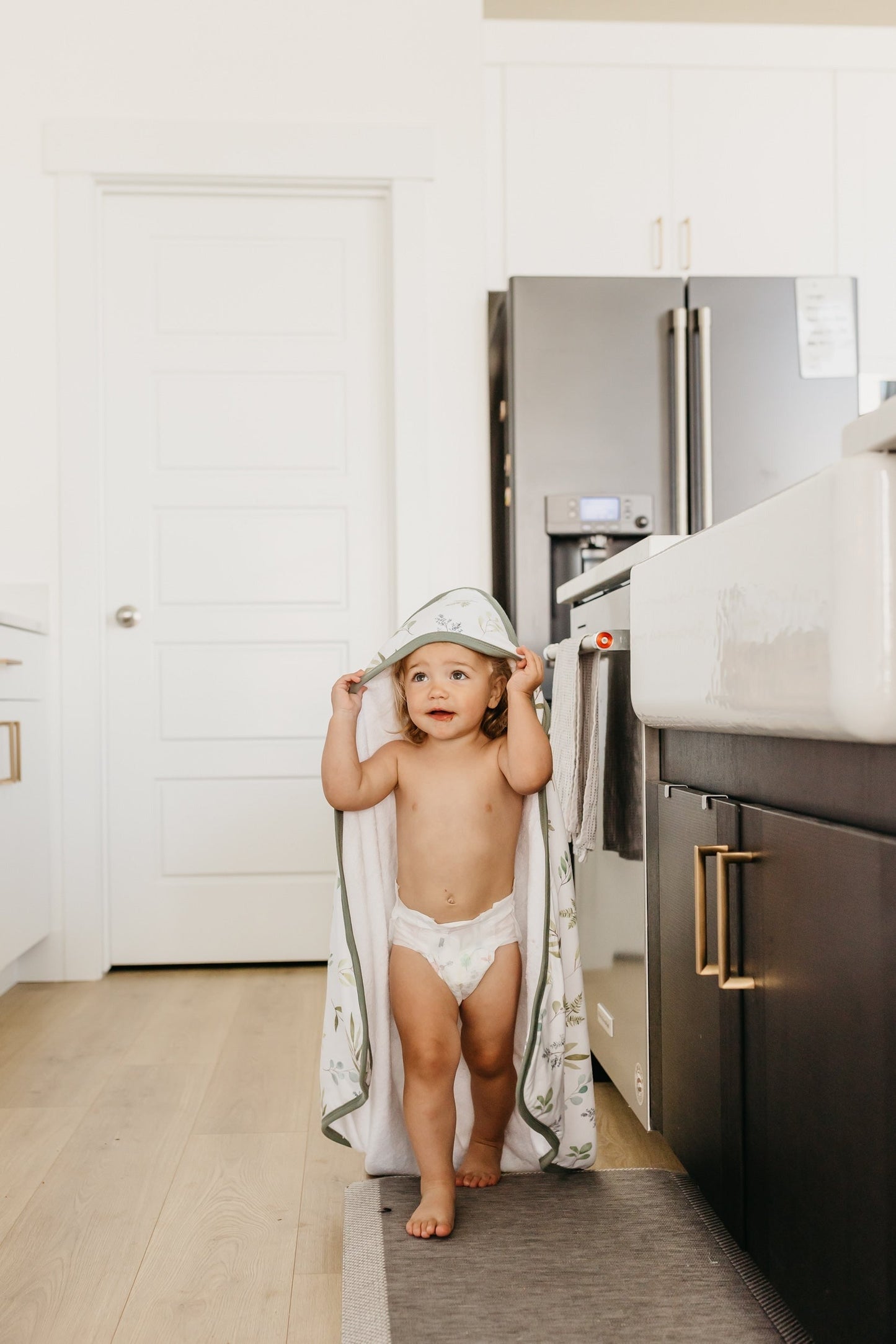 Premium Baby Knit Hooded Towel - Haven
