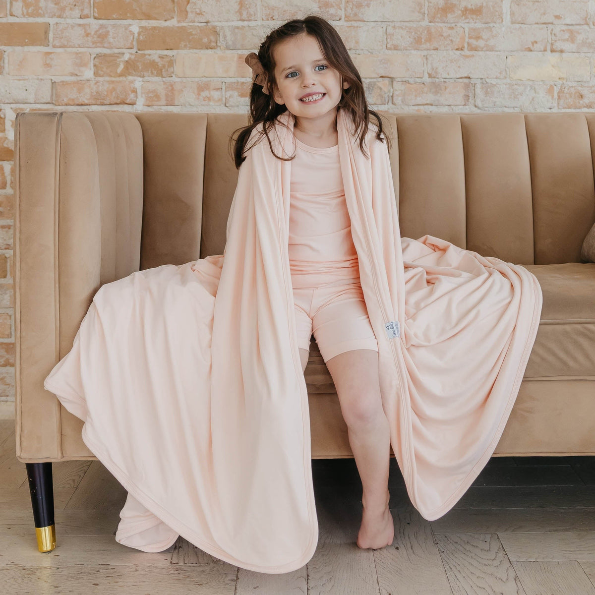 Three-Layer Jumbo Quilt - Blush
