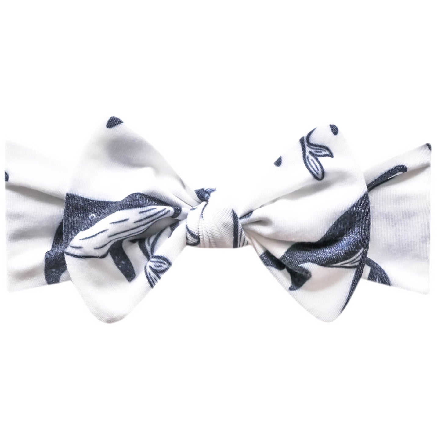 Knit Headband Bow - Cove