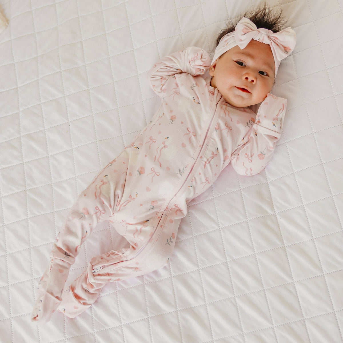 Convertible Zip-Up Footie Pajama - Adelia