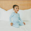2pc Long Sleeve Pajama Set - Surf