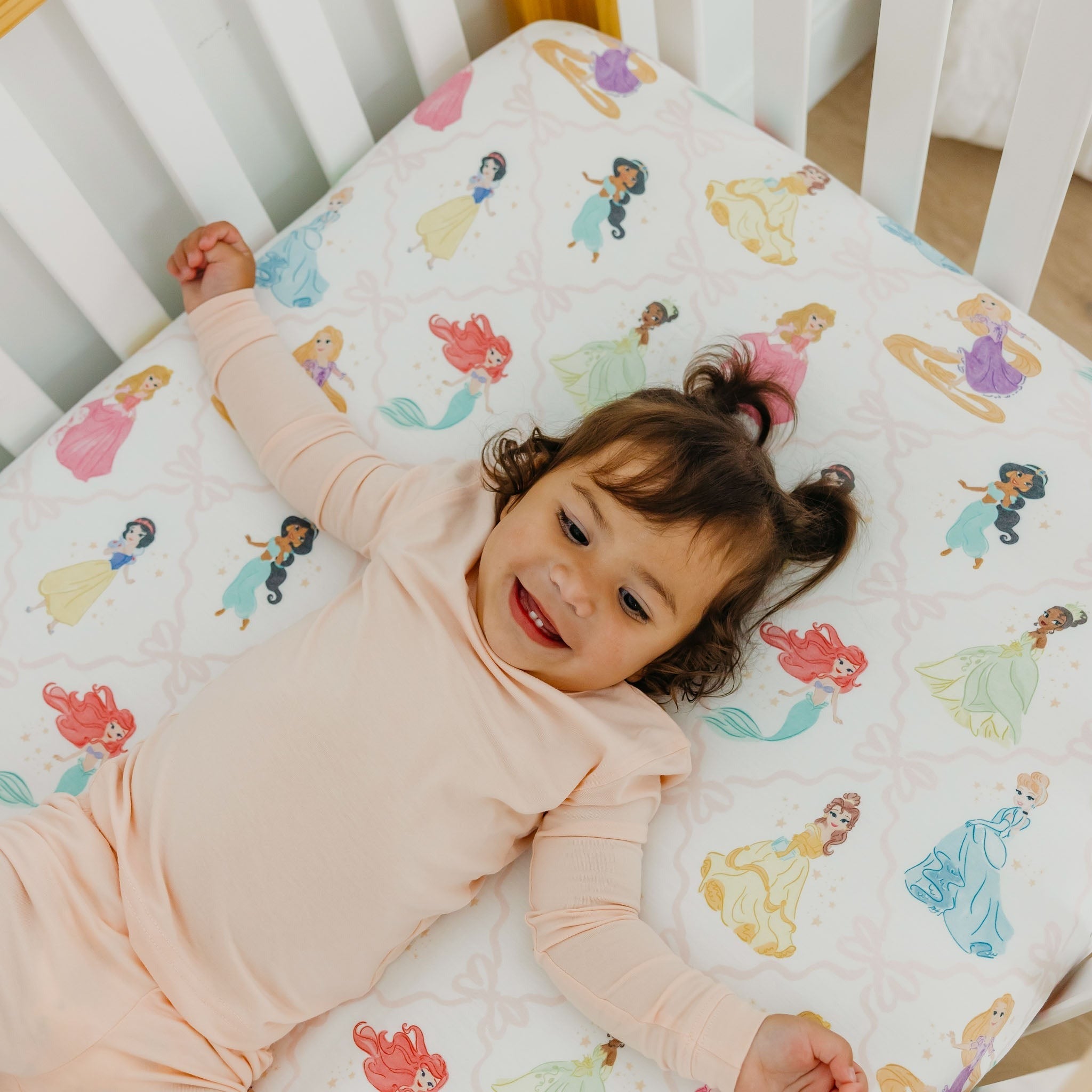 Premium Knit Fitted Crib Sheet - Disney Princess