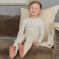 Convertible Zip-Up Footie Pajama - Cru