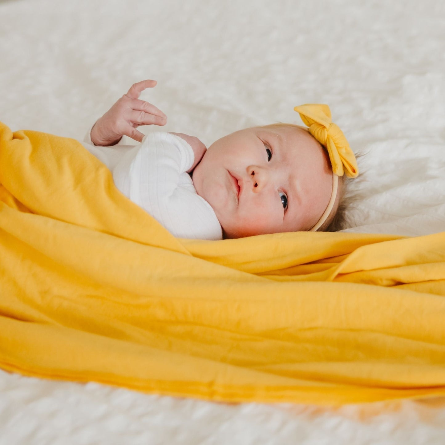 Classic Baby Bow - Banana