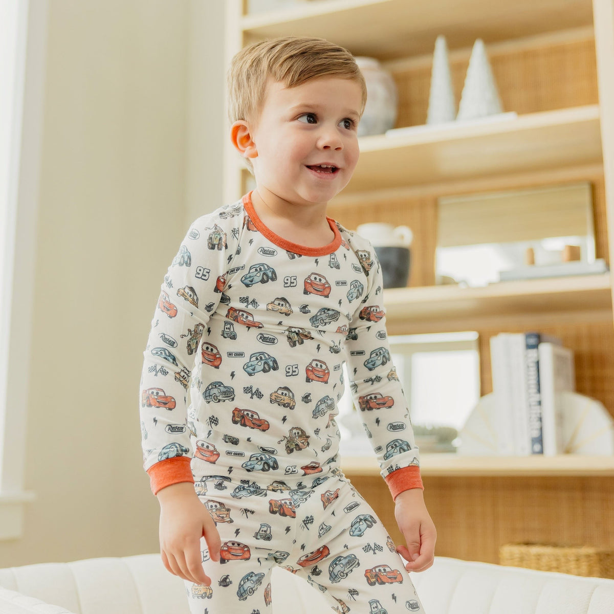 2pc Long Sleeve Pajama Set - Disney Pixar Cars