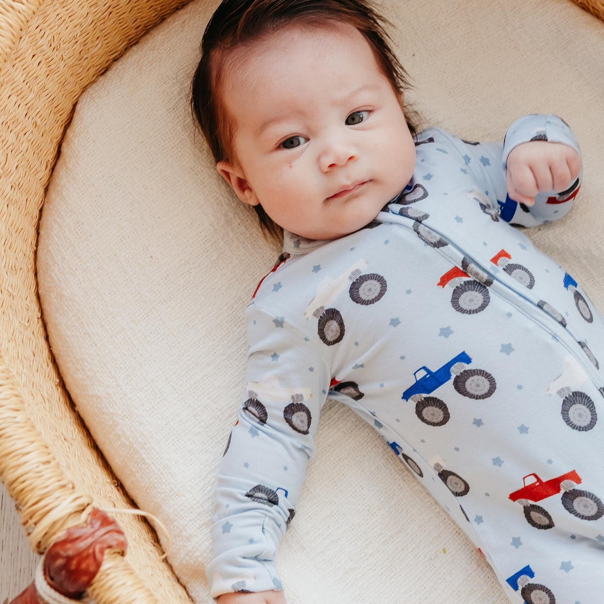 Bamboo Convertible Zip-Up Footie Pajama - Easton