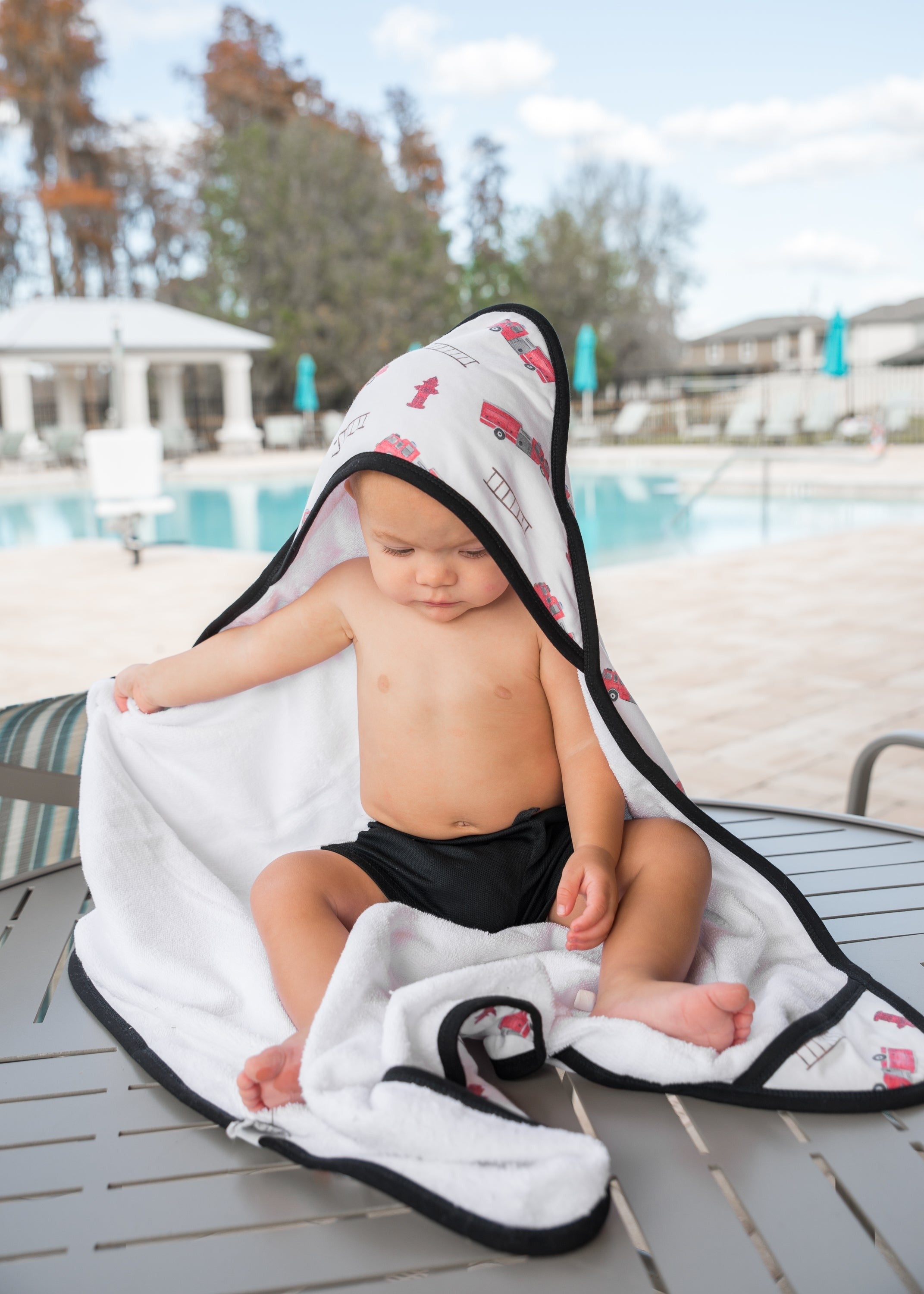 Premium Baby Knit Hooded Towel - Chief