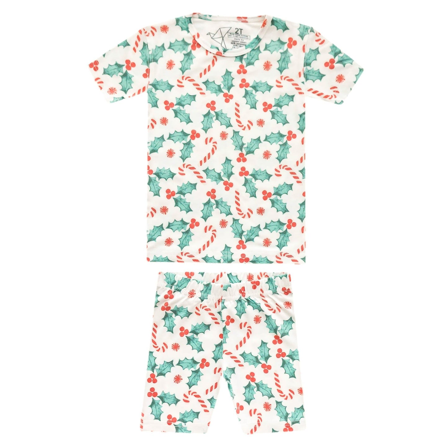 2pc Short Sleeve Pajama Set - Holly