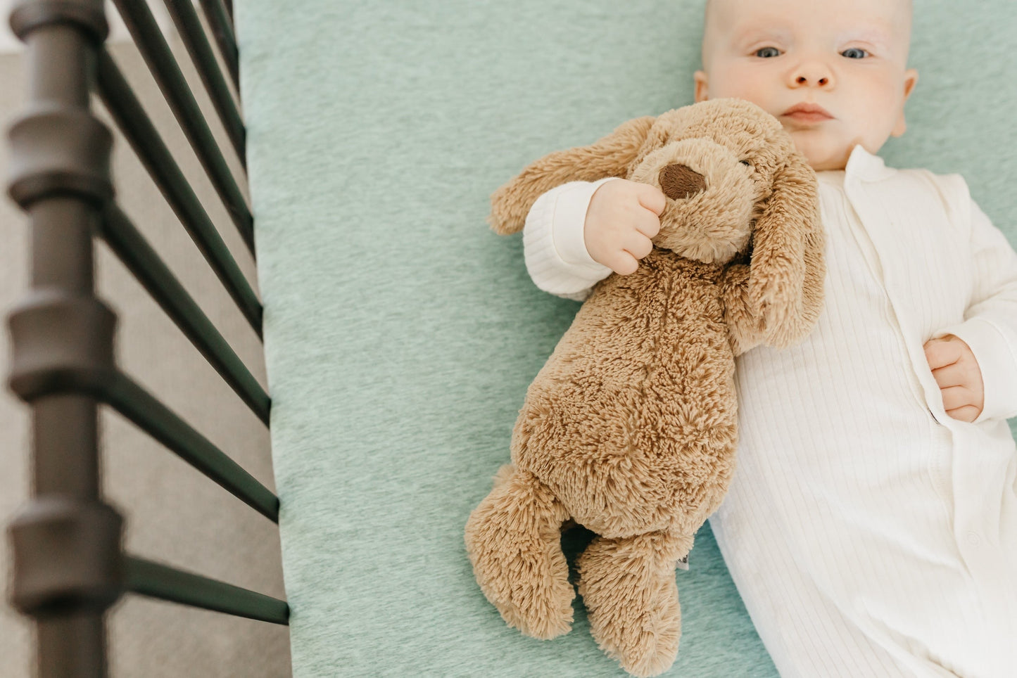 Premium Knit Fitted Crib Sheet - Emerson