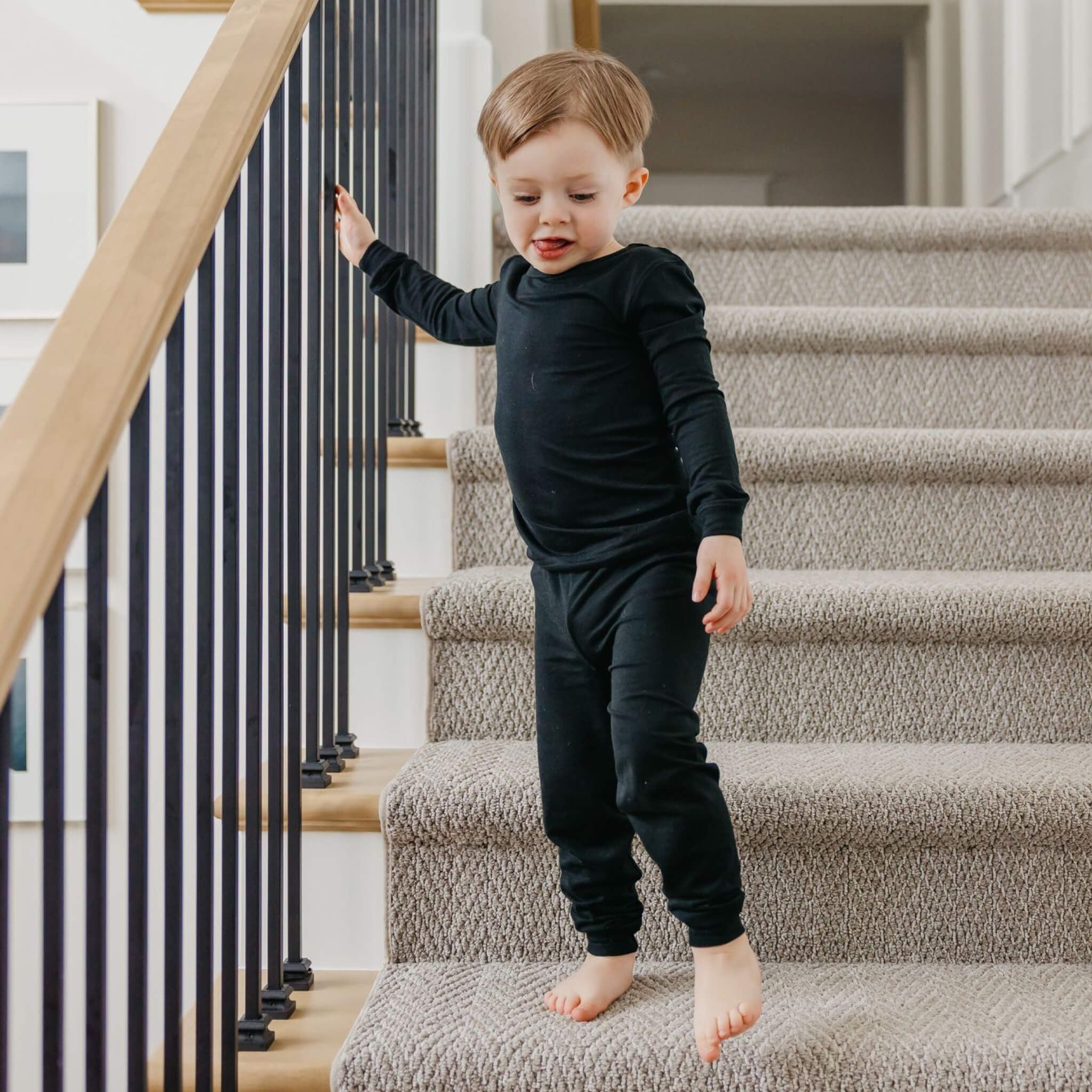 2pc Long Sleeve Pajama Set - Midnight