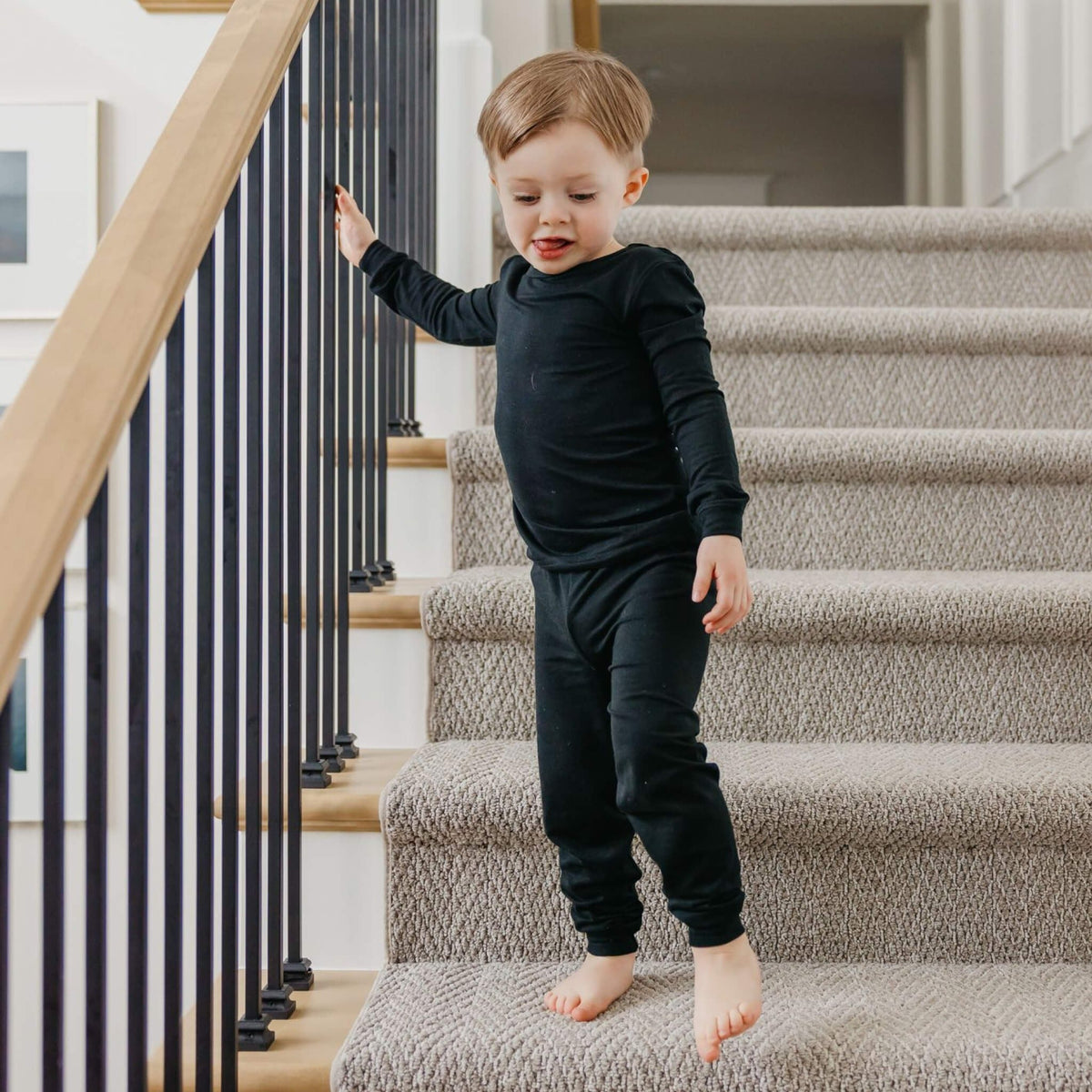 2pc Long Sleeve Pajama Set - Midnight