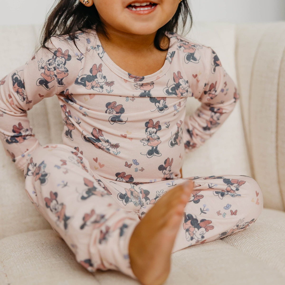 2pc Long Sleeve Pajama Set - Minnie Mouse