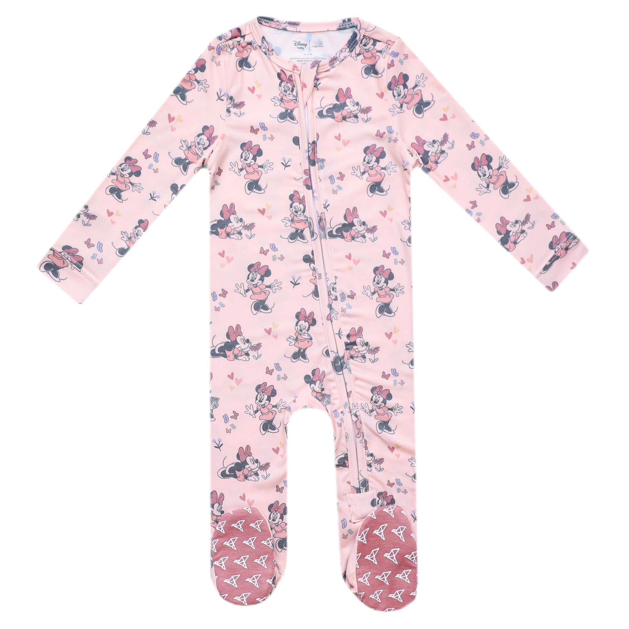 Zip-Up Footie Pajama - Minnie Mouse