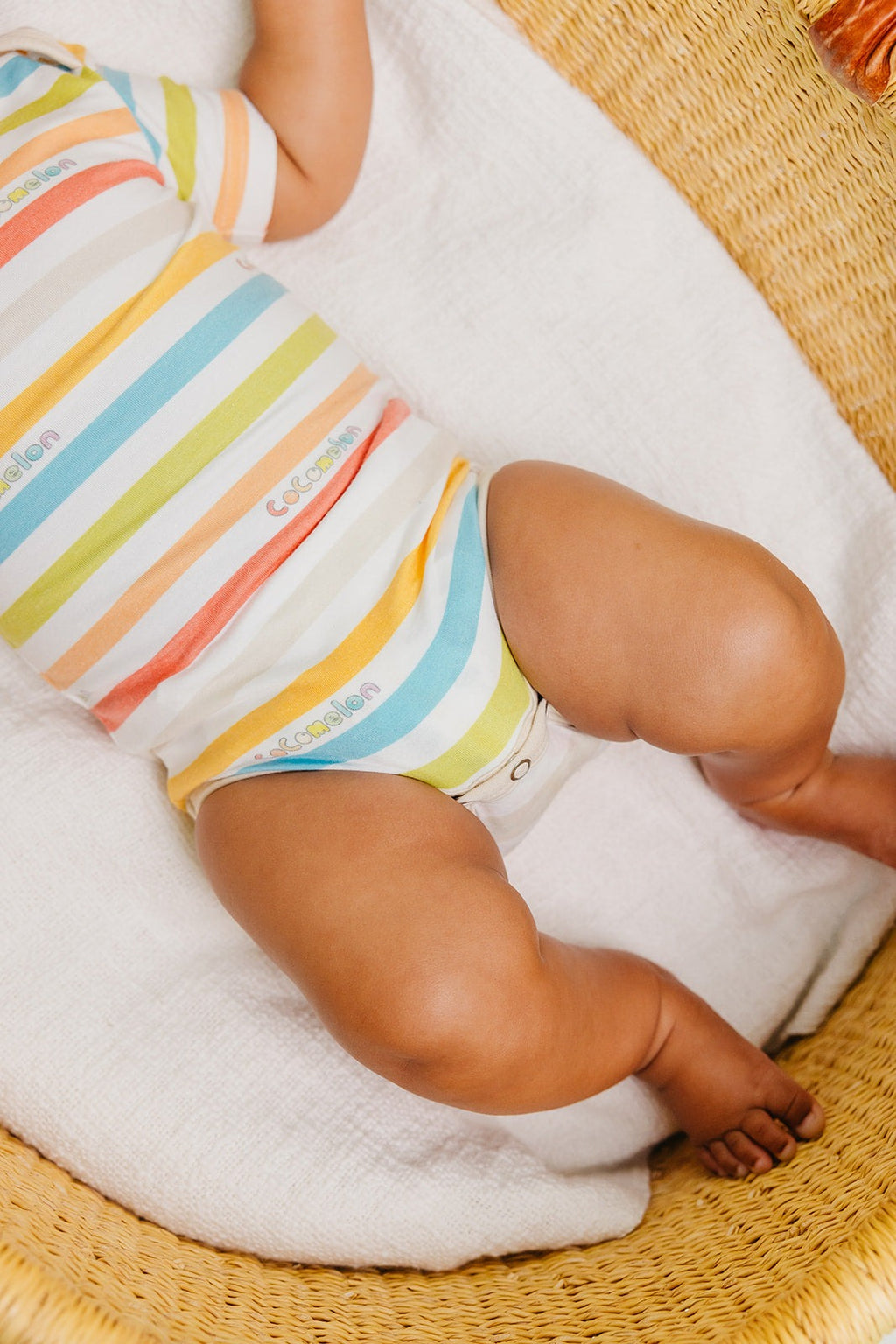 Short Sleeve Bodysuit - CoComelon Stripe
