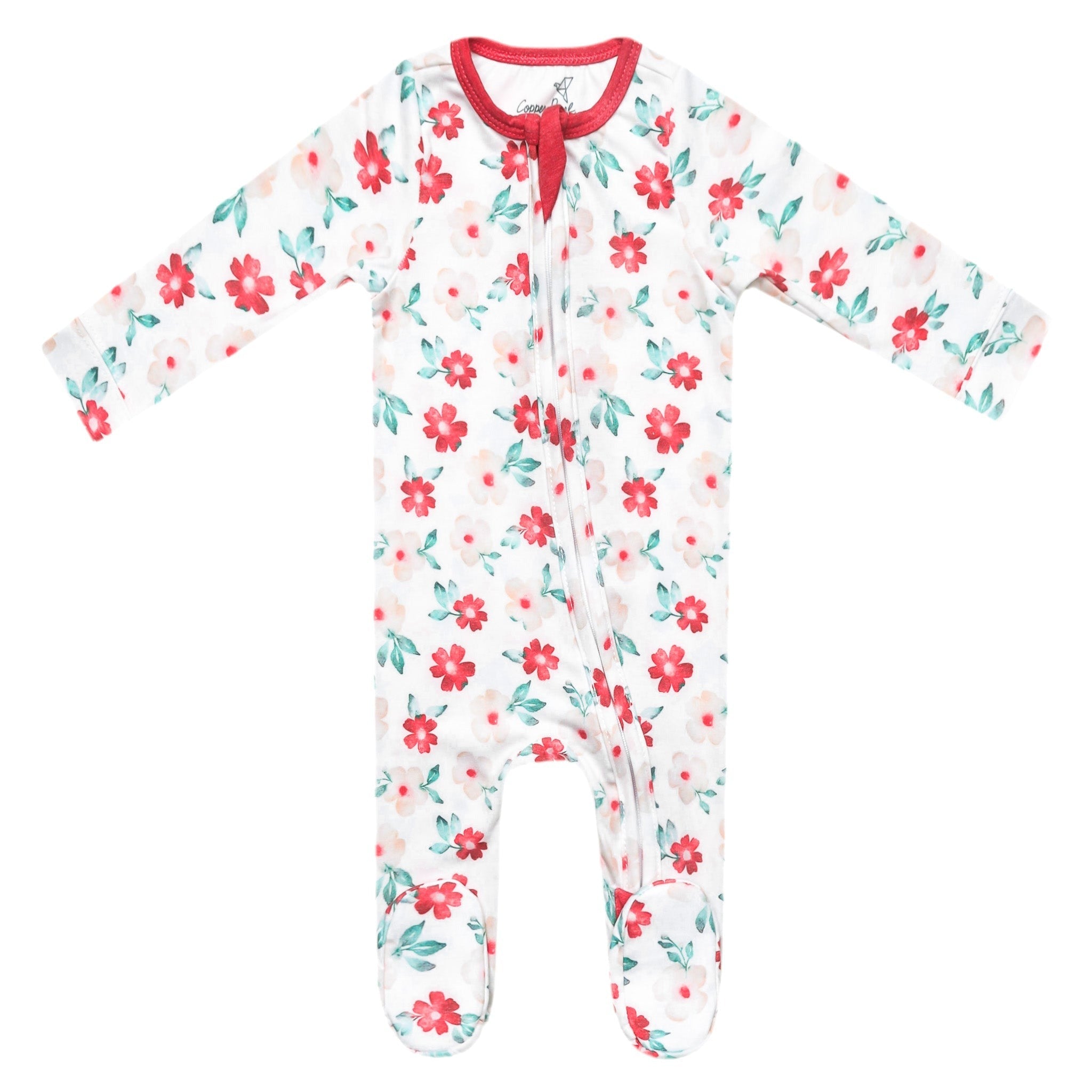 Zip-Up Footie Pajama - Noel
