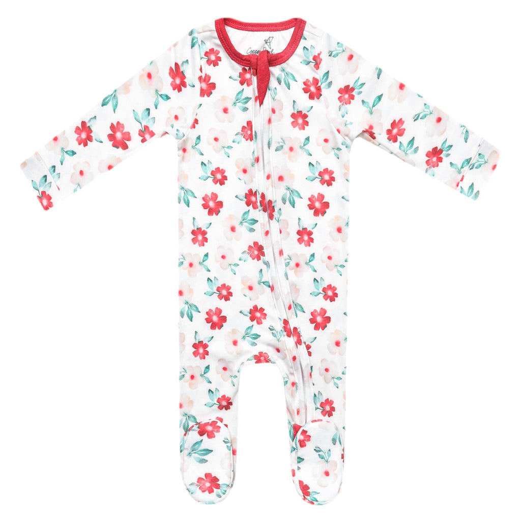 Zip-Up Footie Pajama - Noel