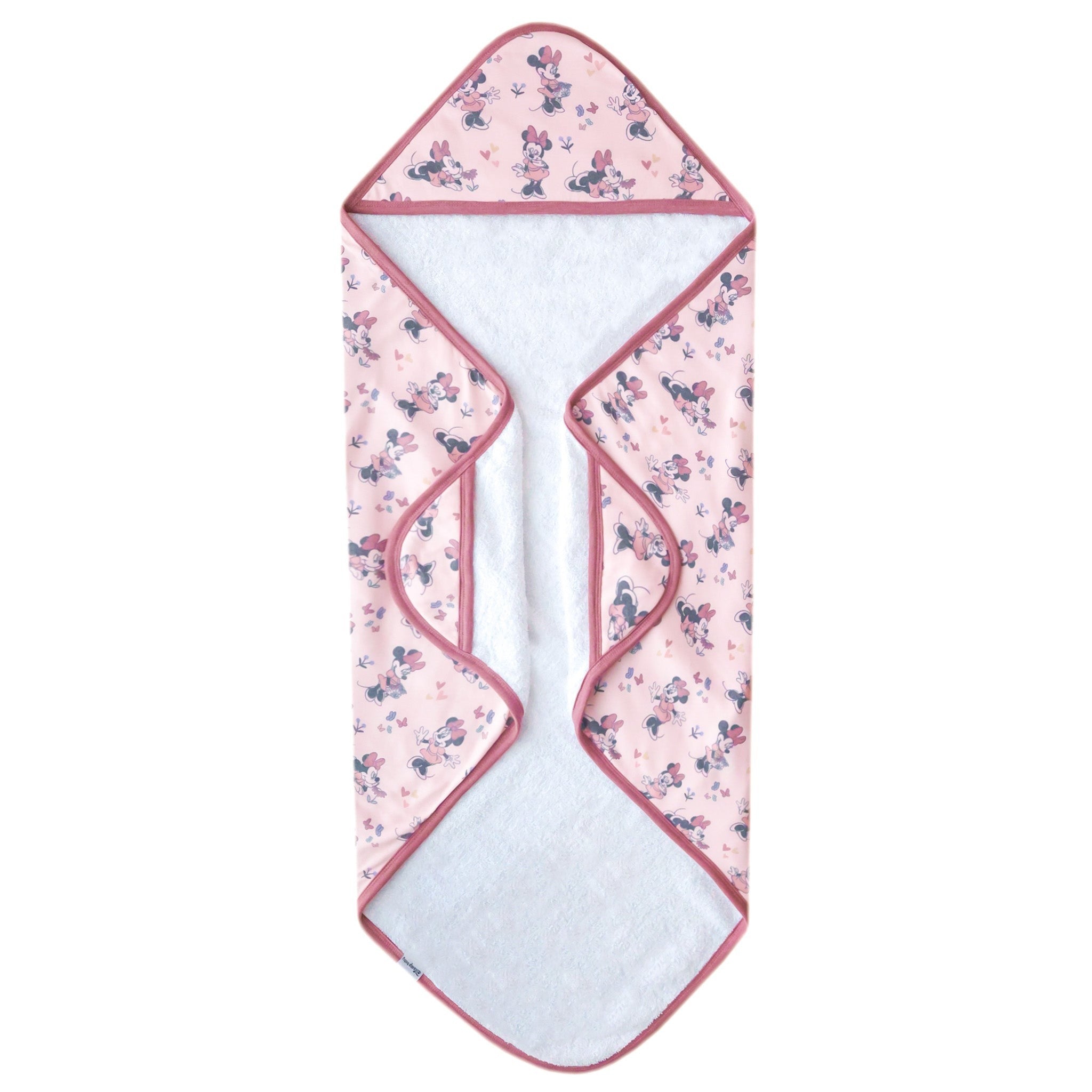 Premium Baby Knit Hooded Towel - Minnie Mouse