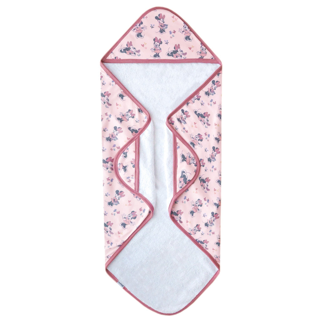 Premium Baby Knit Hooded Towel - Minnie Mouse