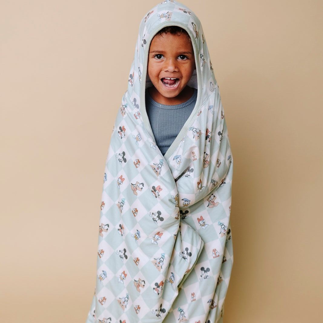 Premium Big Kid Hooded Towel - Mickey Mouse and Friends