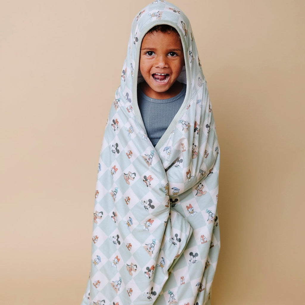 Premium Big Kid Hooded Towel - Mickey Mouse and Friends