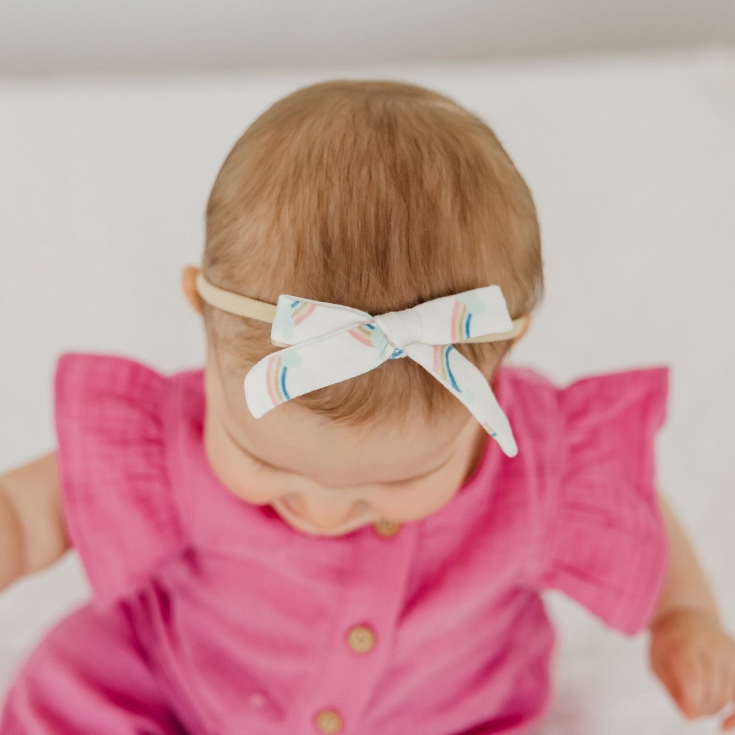 Ribbon Baby Bow - Daydream
