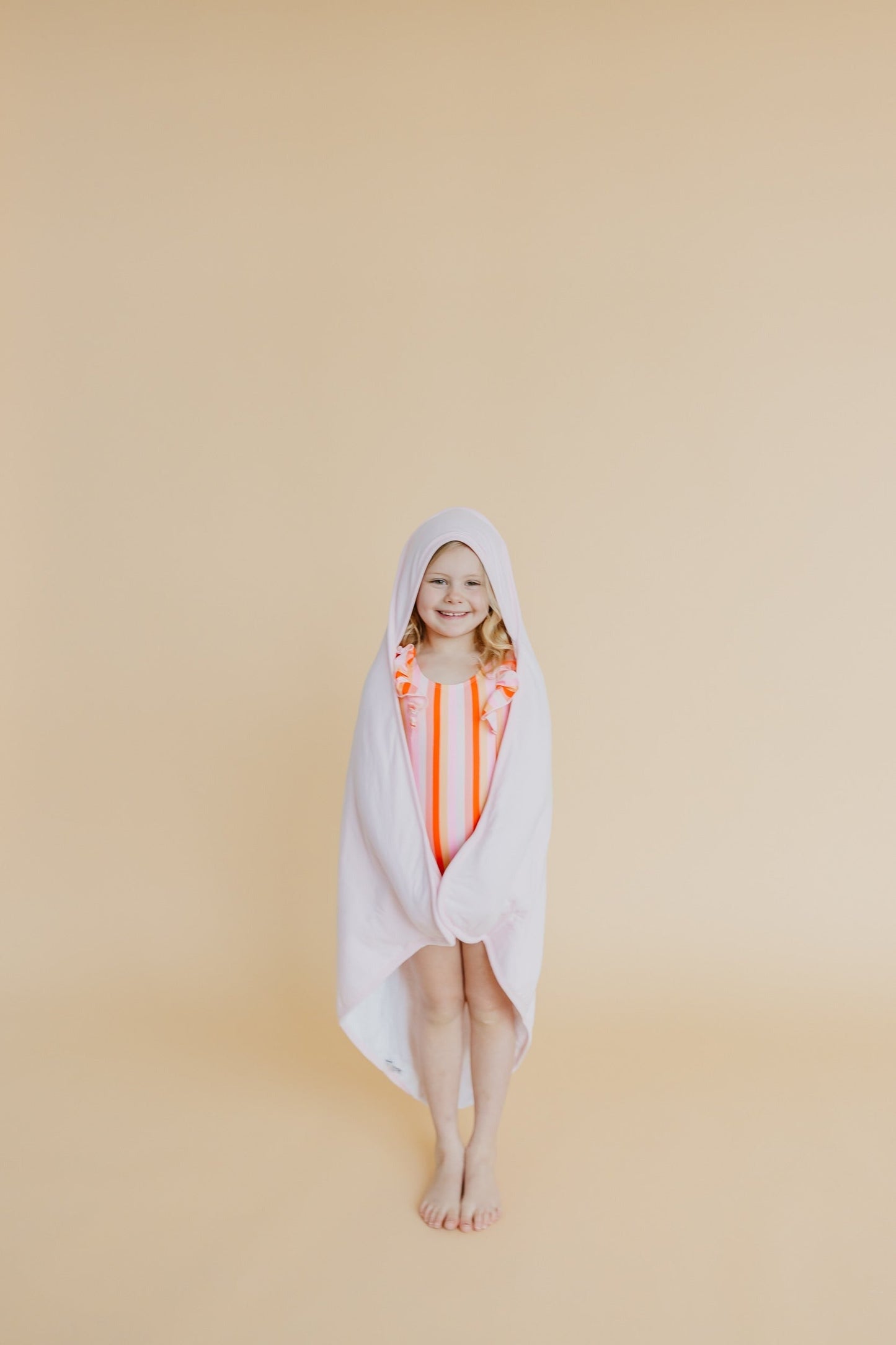 Premium Baby Knit Hooded Towel - Blossom