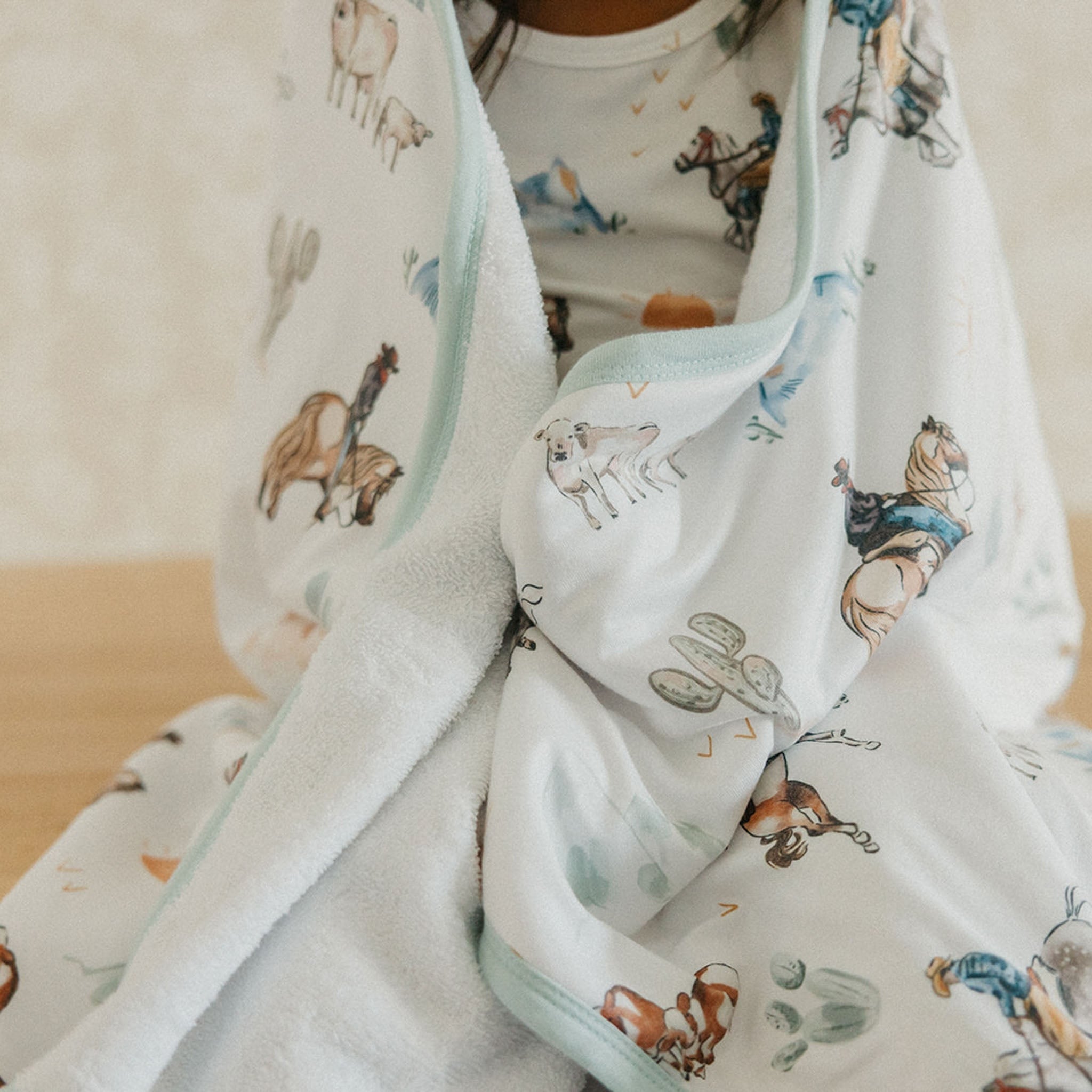 Premium Big Kid Hooded Towel - Boone