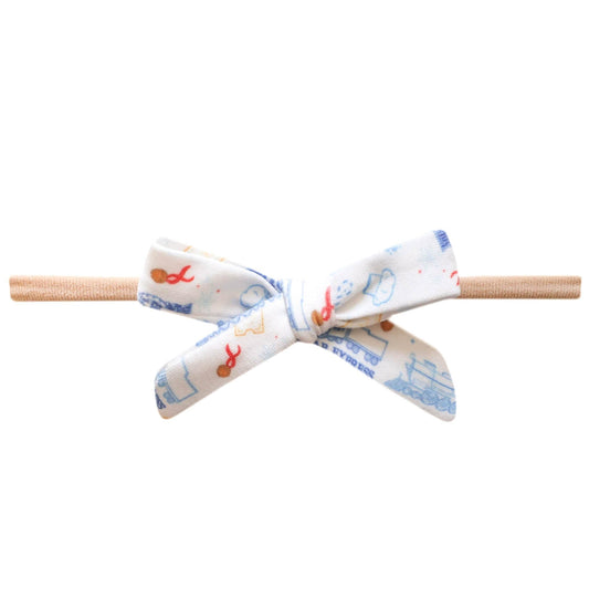 Ribbon Baby Bow - The Polar Express