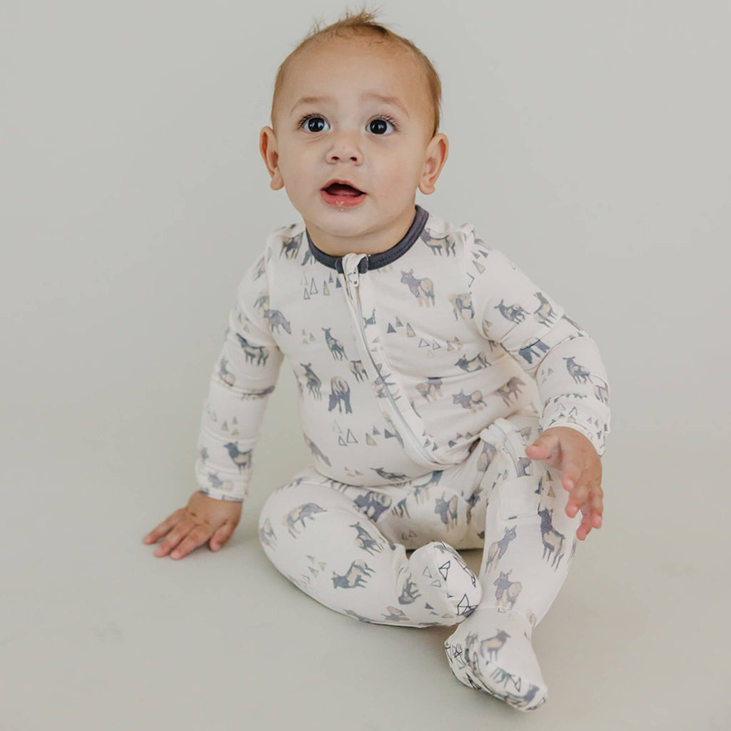 Zip-Up Footie Pajama - Cody