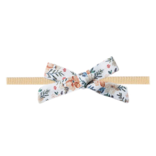 Ribbon Baby Bow - Autumn