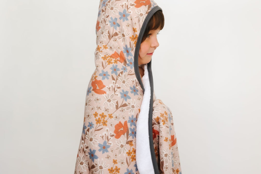 Premium Big Kid Hooded Towel - Eden