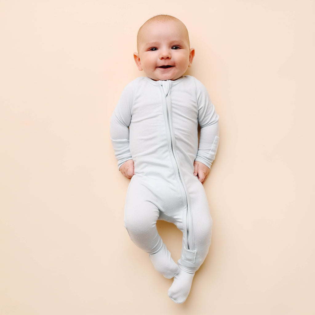 Zip-Up Footie Pajama - Air