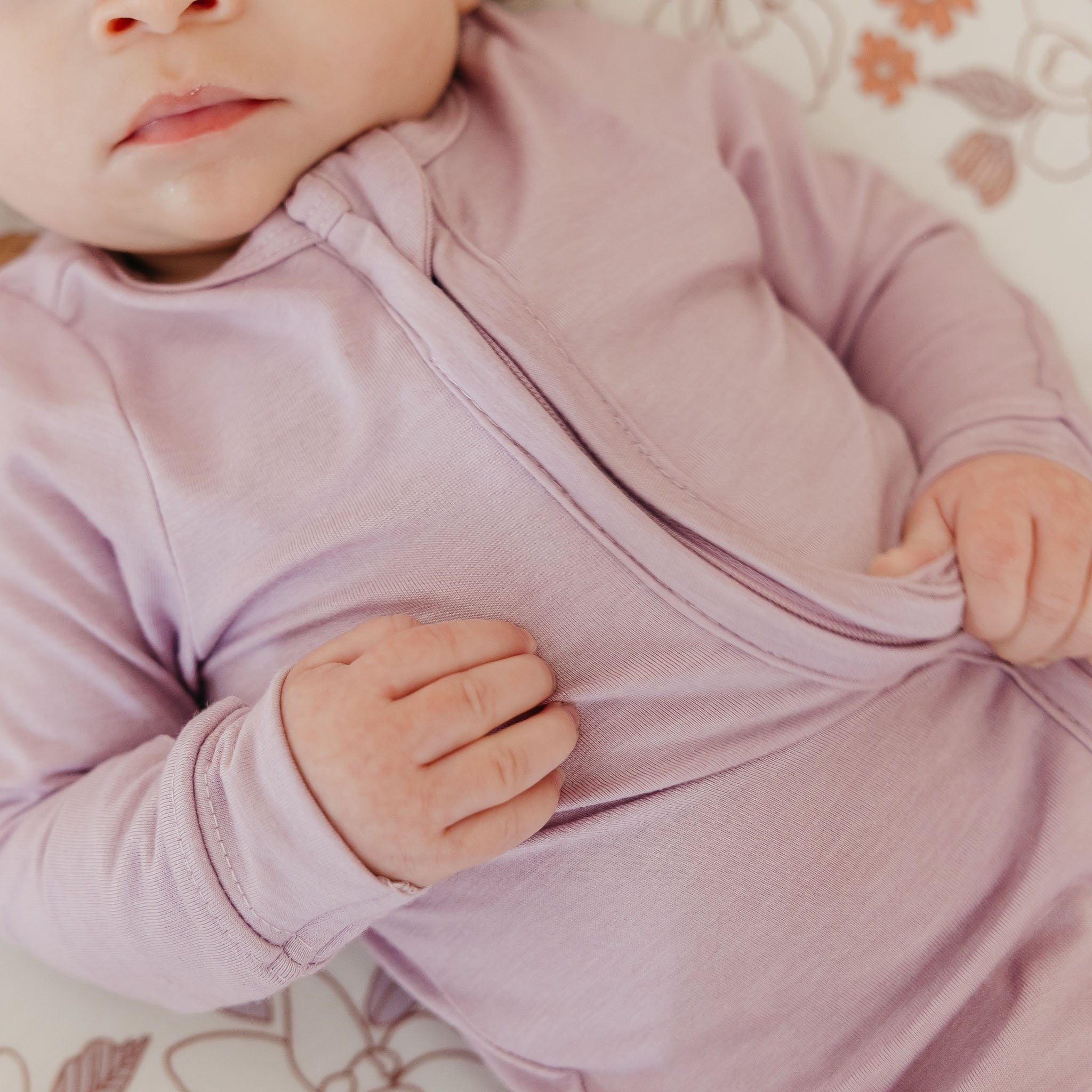 Zip-Up Footie Pajama - Lily