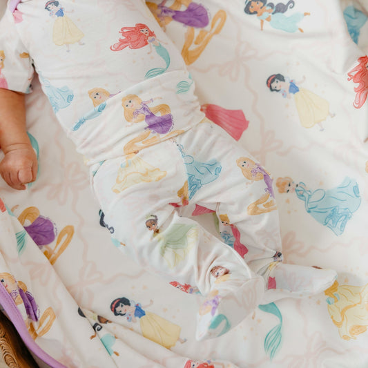 Footed Baby Pants - Disney Princess
