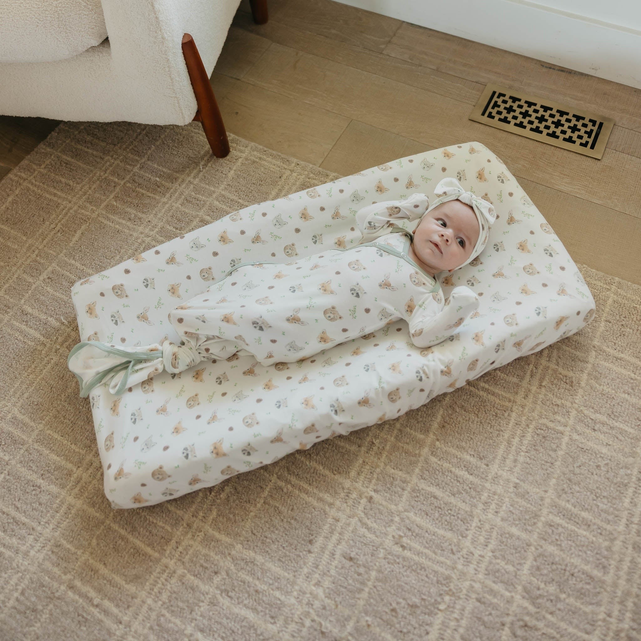 Premium Knit Diaper Changing Pad Cover - Wilder