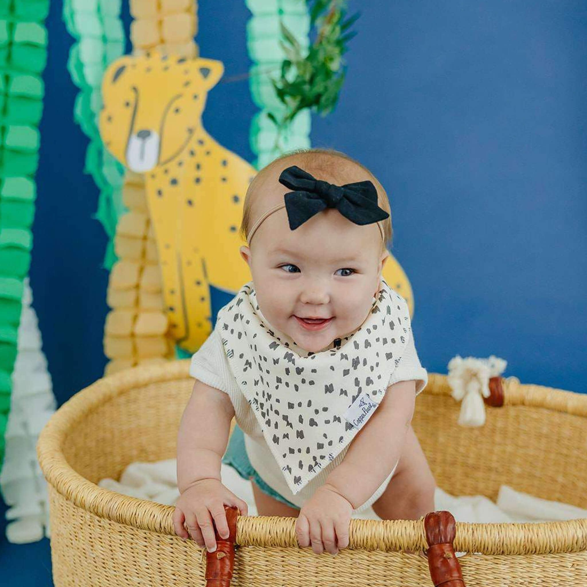 4 Pack Baby Bandana Bibs - Bengal