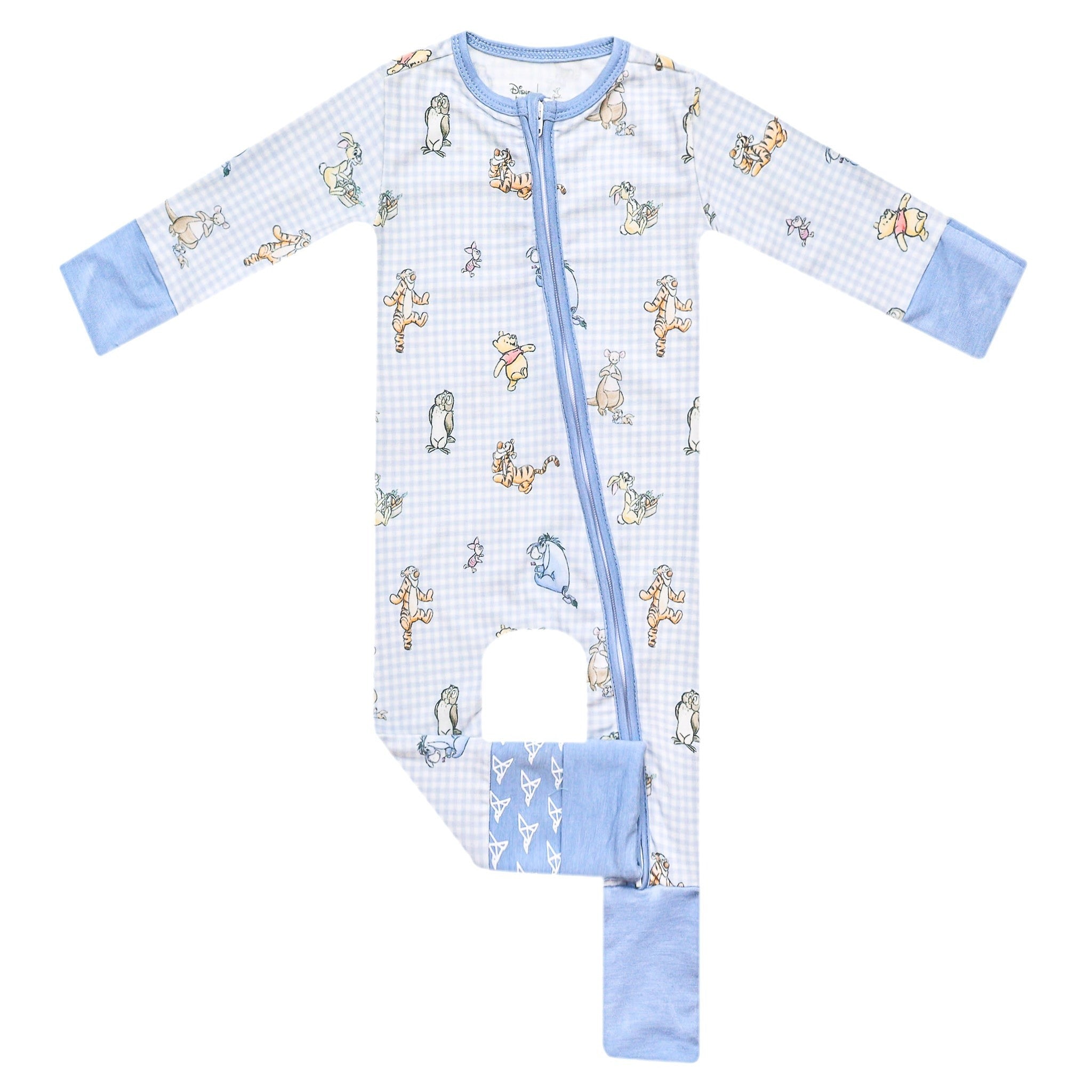 Convertible Zip-Up Footie - Winnie the Pooh and Friends