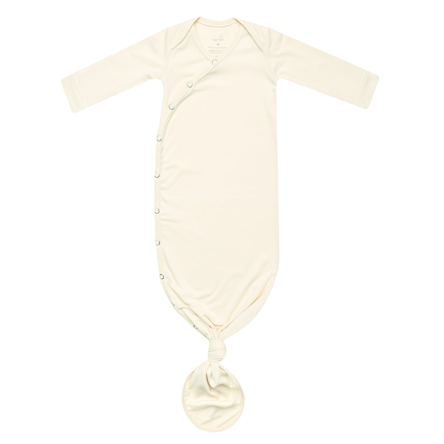 Newborn Knotted Gown - Cru