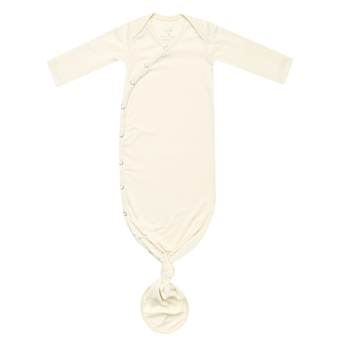 Newborn Knotted Gown - Cru